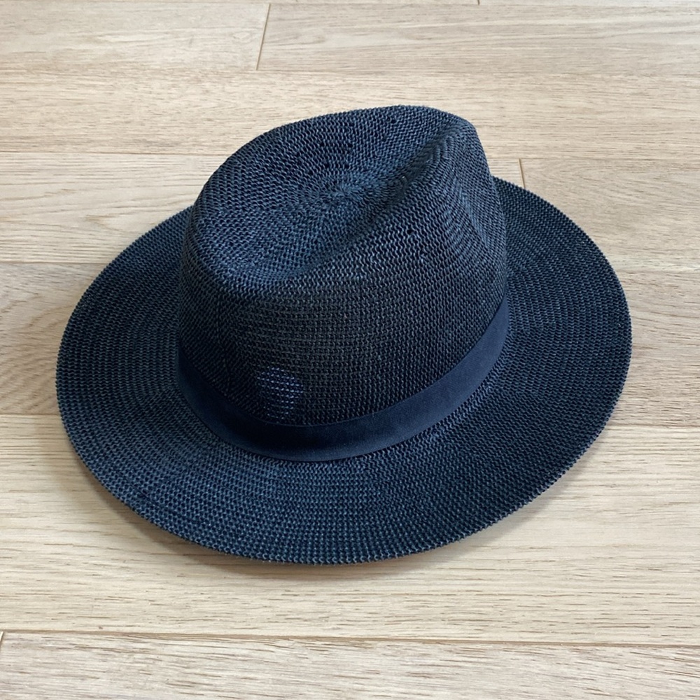 Black Woven Fedora - Picture 2 of 3